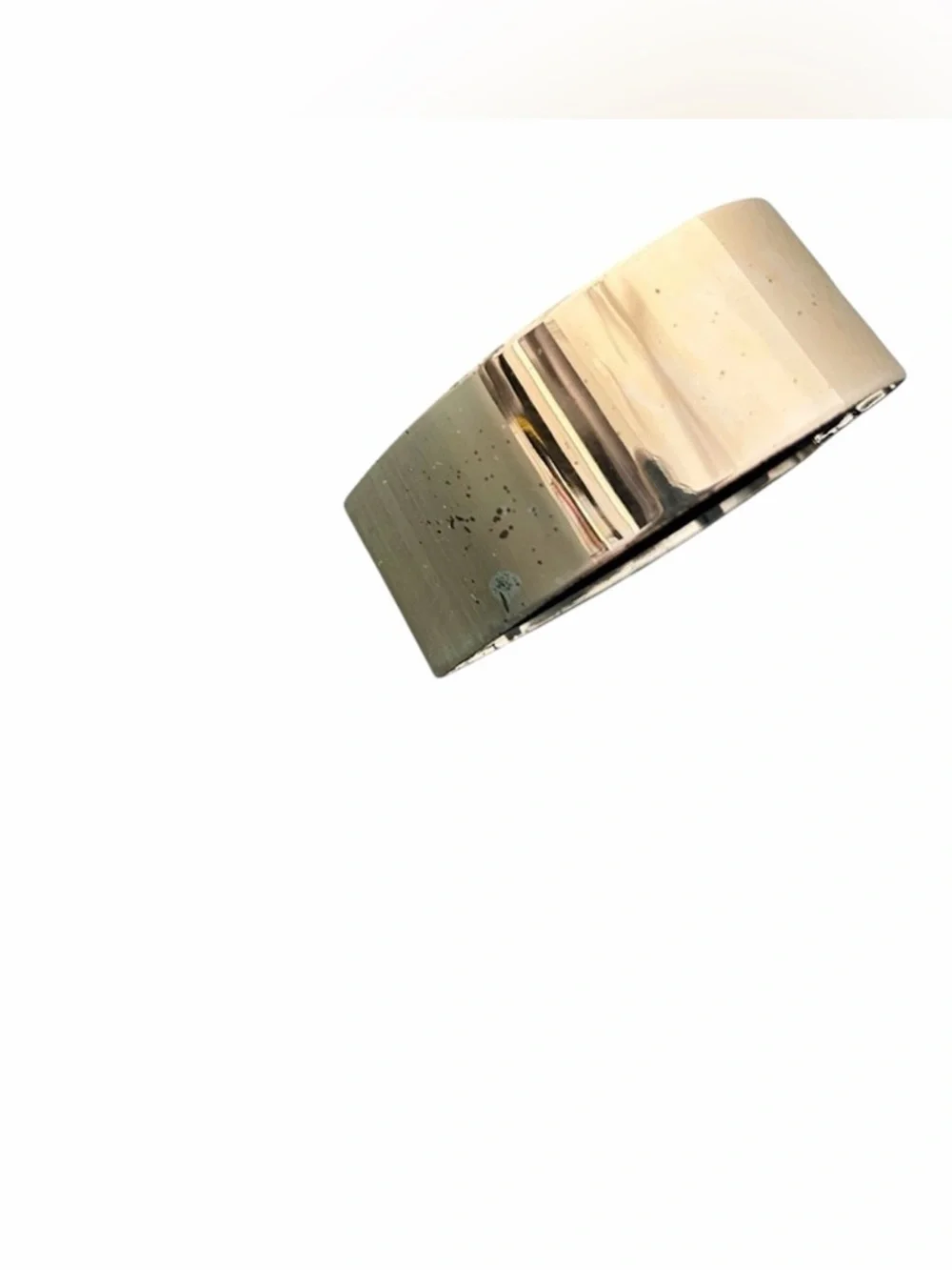 Vintage Mini Heart Shaped Stainless Trinket Velvet Jewelry Box